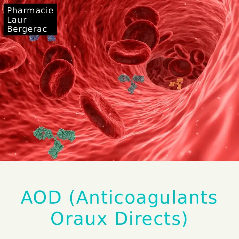 AOD anticoagulants oraux directs pharmacie Bergerac