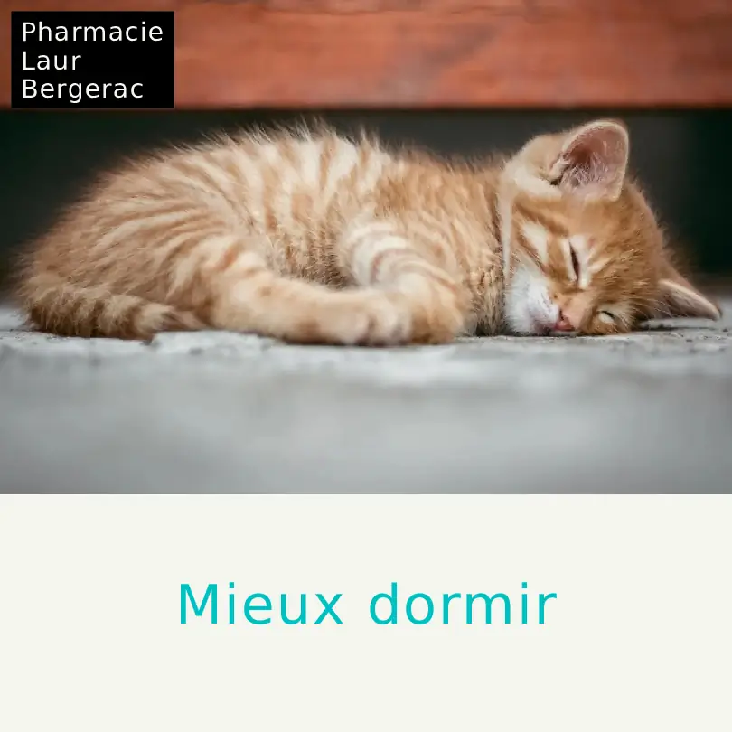 Sommeil été plantes relaxantes mélatonine pharmacie Bergerac