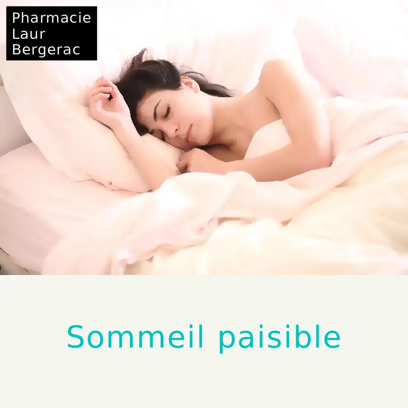 Sommeil mélatonine plantes relaxantes pharmacie Bergerac