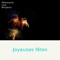 Joyeuses fêtes en Pharmacie.