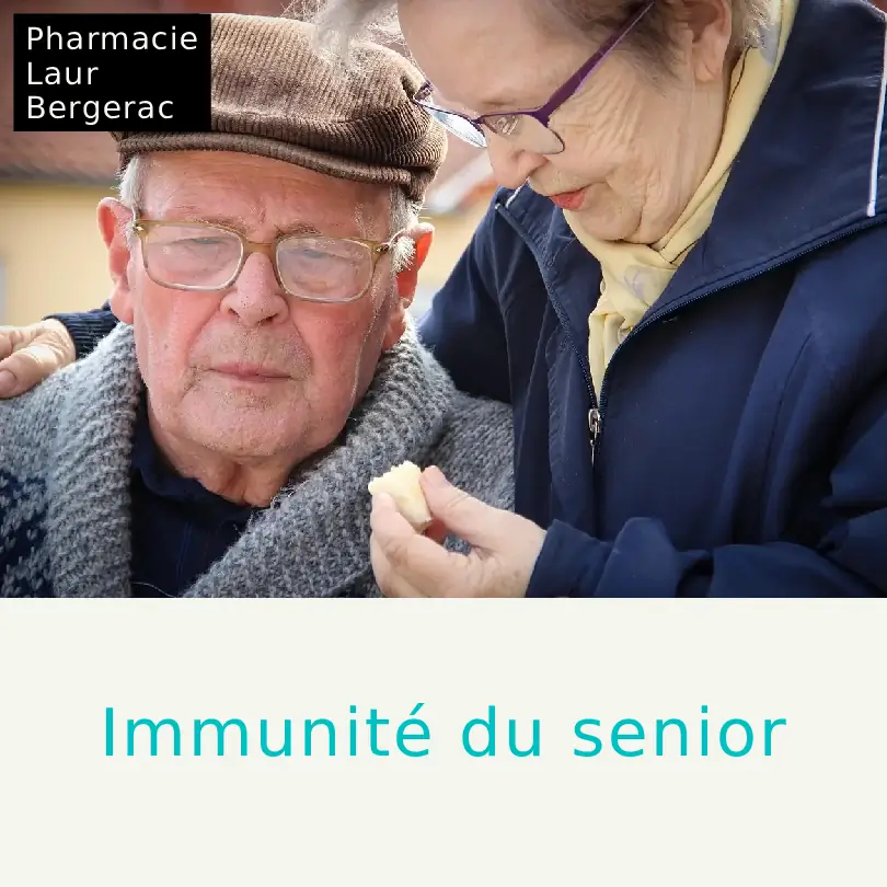 Immunité senior compléments pharmacie Bergerac