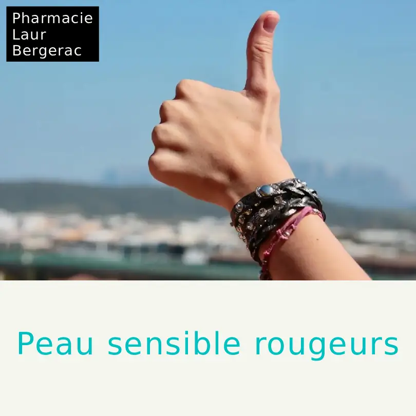 Crème peau sensible rougeurs pharmacie Bergerac