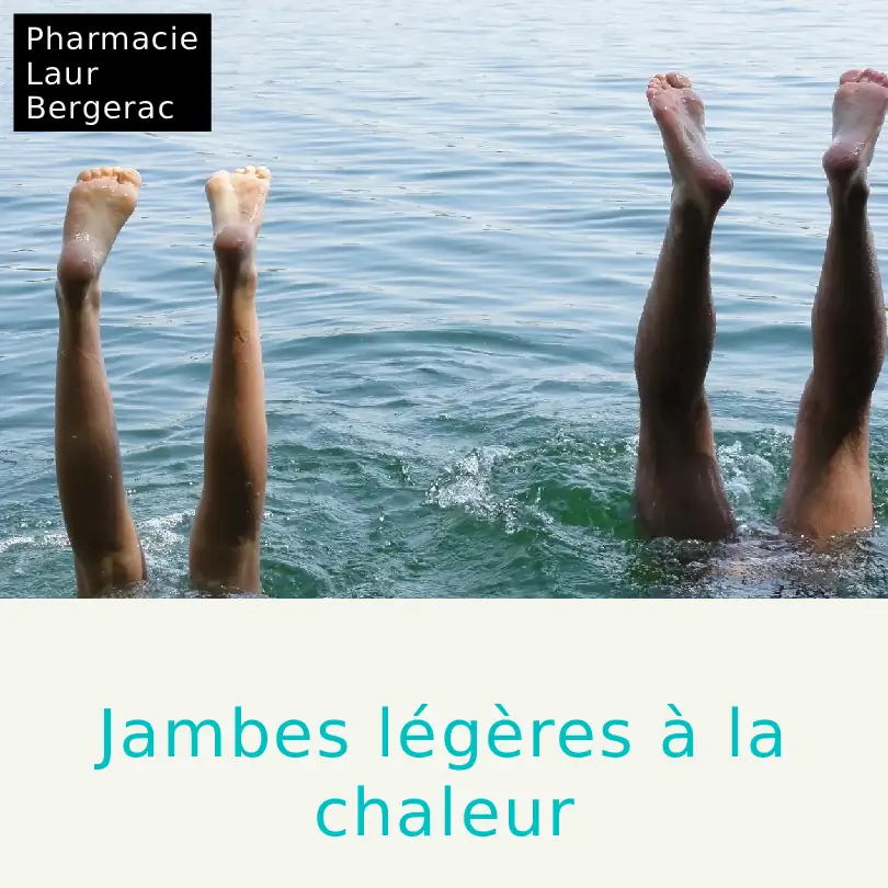 Jambes légères chaleur gel massage pharmacie Bergerac