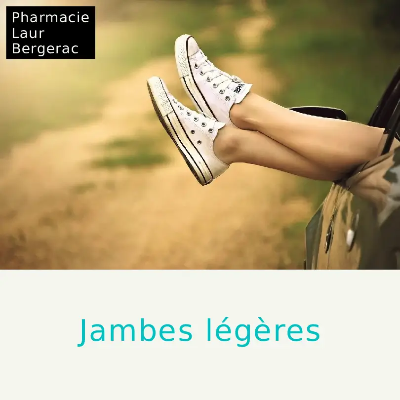 Jambes légères gel rafraîchissant pharmacie Bergerac