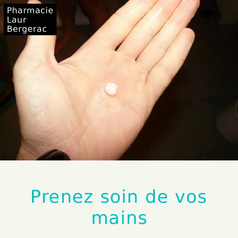 Crème mains protection UV pharmacie Bergerac