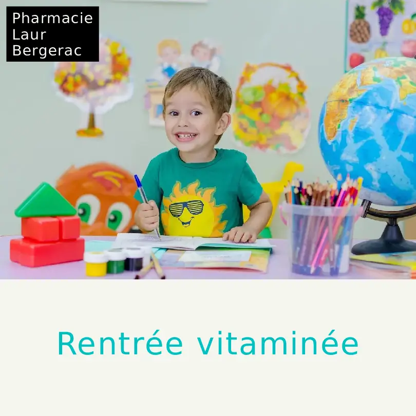Compléments multivitaminés énergie concentration rentrée pharmacie Bergerac